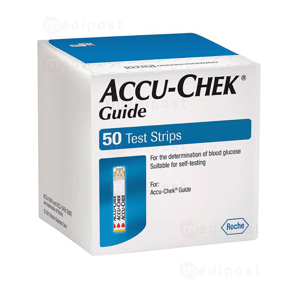 Bandelettes réactives Accu-Chek Guide 50pc