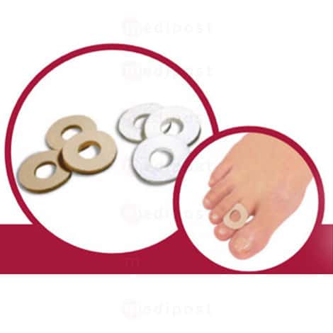 Podopost Protections rondes en silicone pour cors