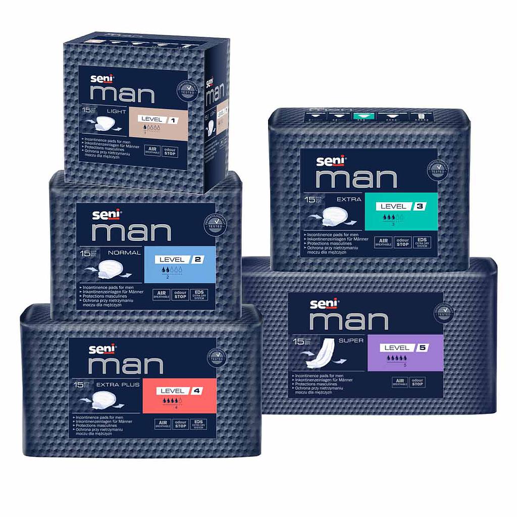 Protections anatomiques hommes Seni Man