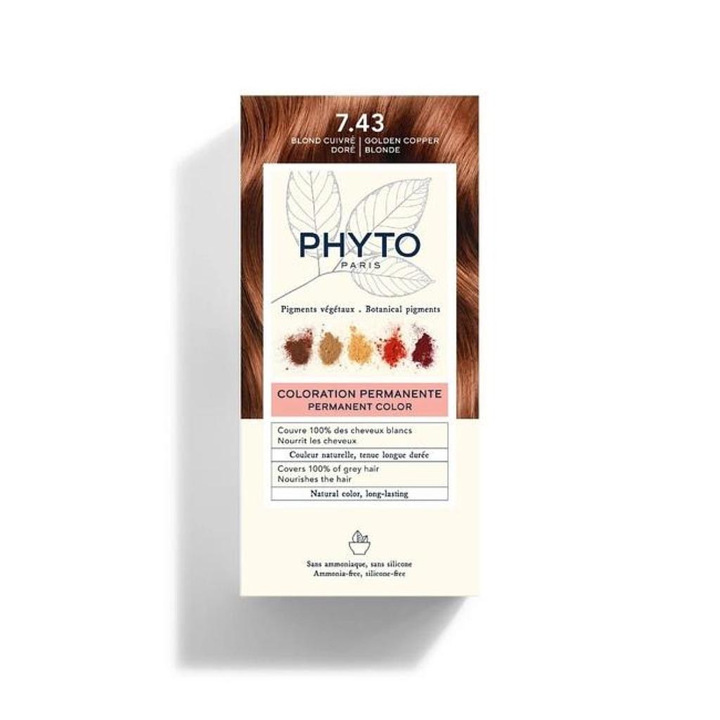 PHYTOCOLOR Kleur 7.43 Goudkleurig Koper Blond