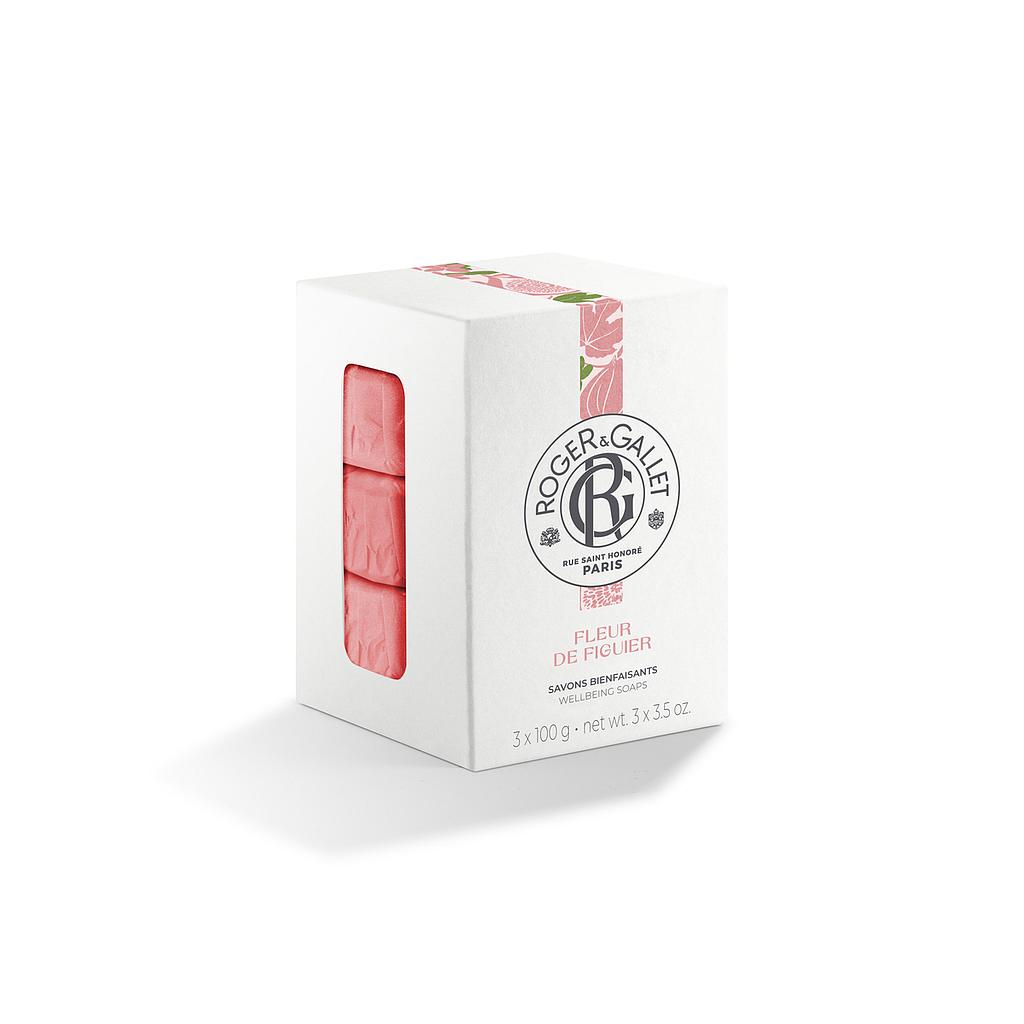 ROGER&GALLET FLEUR DE FIGUIER BOITE 3 SAVONS 100G