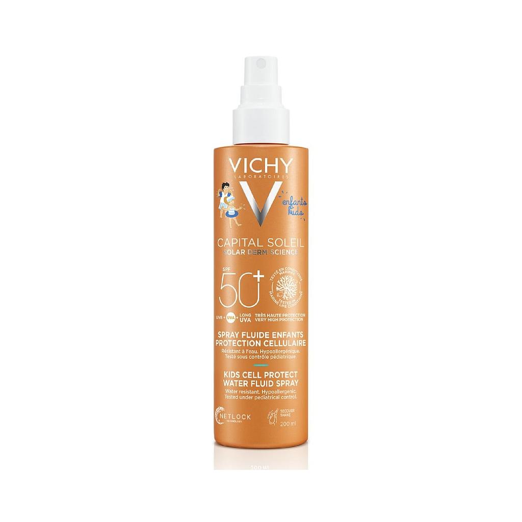 Vichy Capital Soleil Spray Fluide Enfants Protection Cellulaire SPF 50+ 200ML