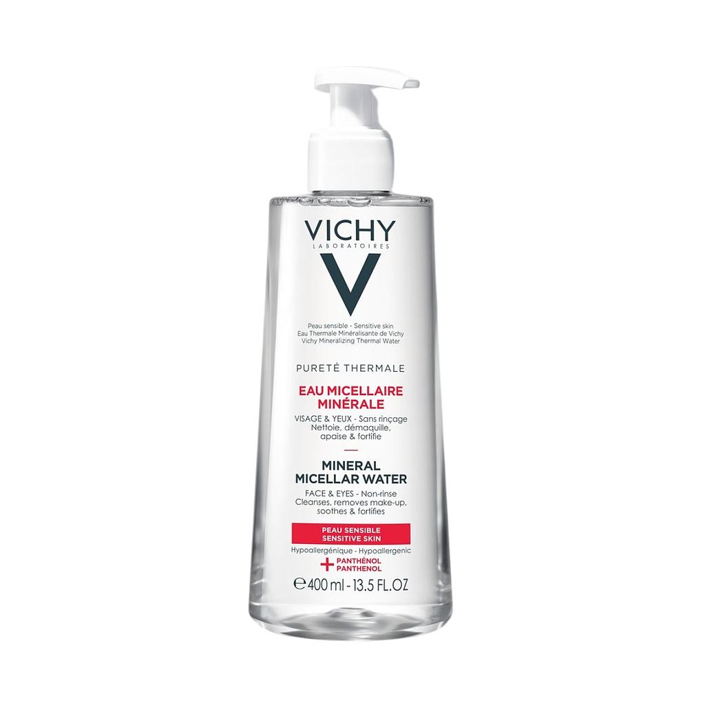 VICHY Pureté Thermale Eau Micellaire Minérale pour peaux sensibles 400ML