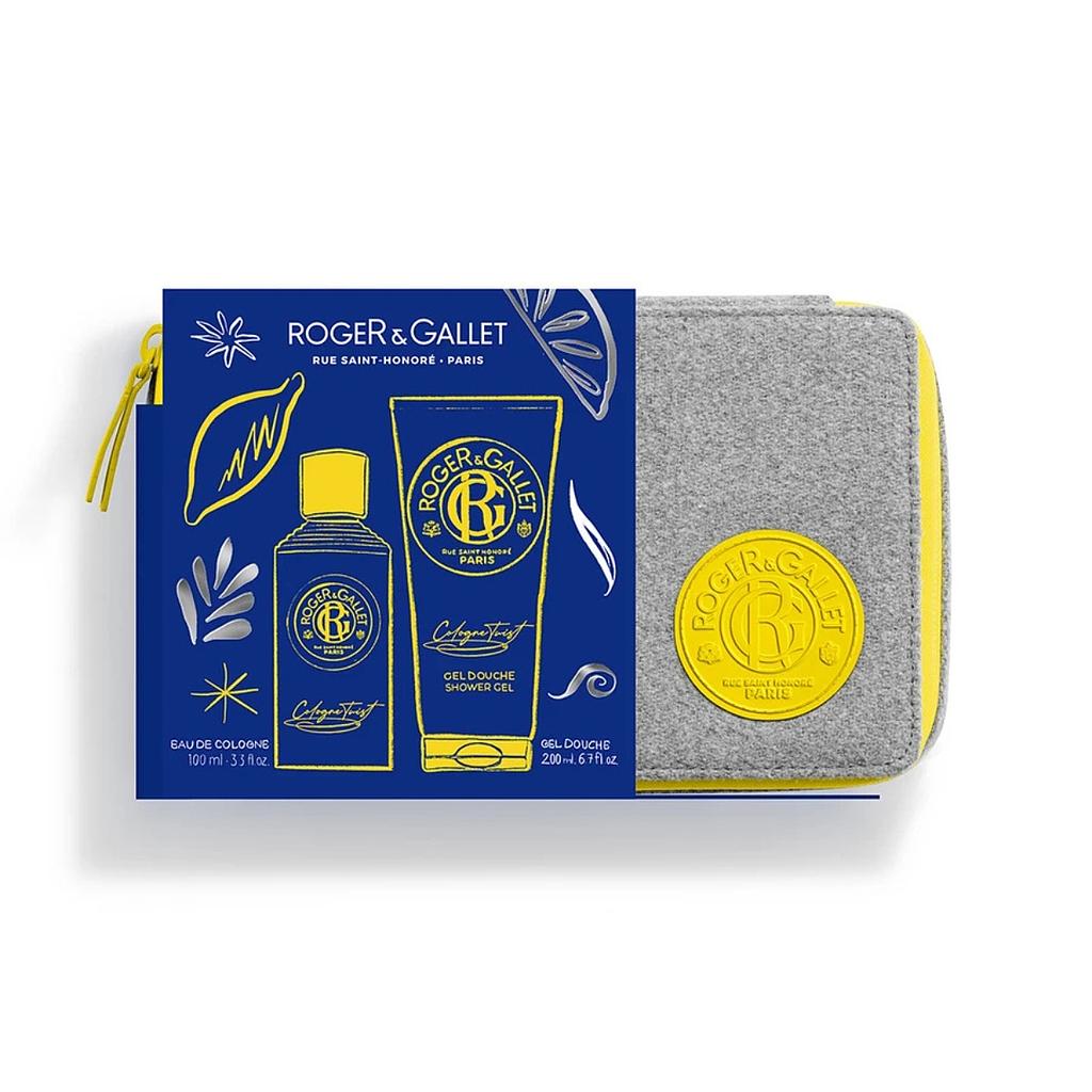 ROGER&GALLET SET NOEL HOMME 2 PROD. + TROUSSE